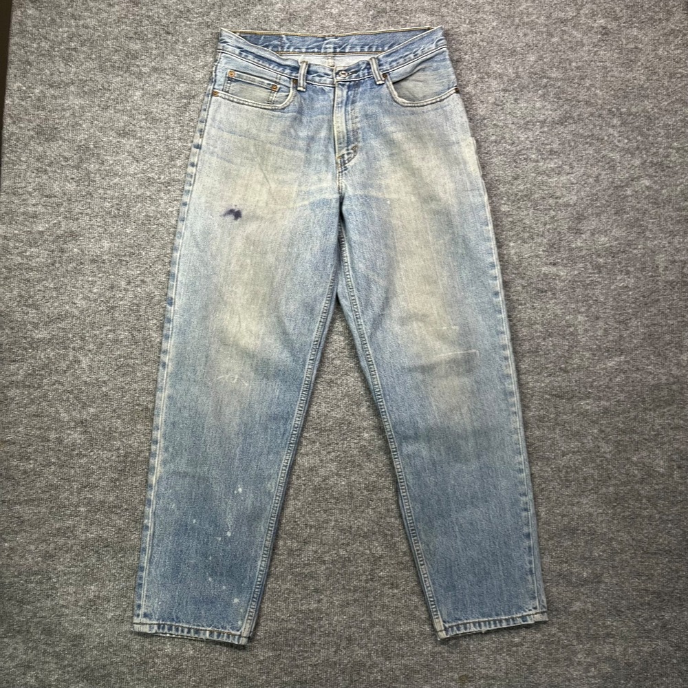 Levi's 560 Straight‎ Jeans Men's Blue Denim Pockets Relaxed Classic - 31X32